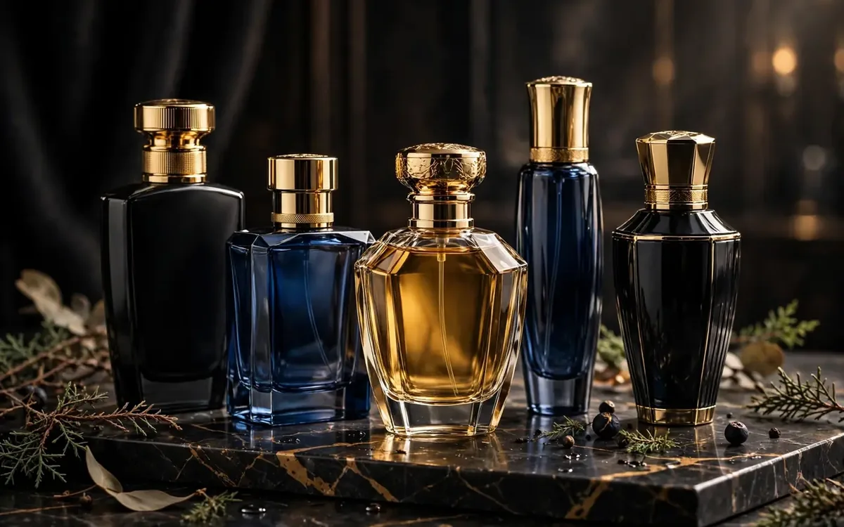 Khushboo & Co website — luxury perfume bottles