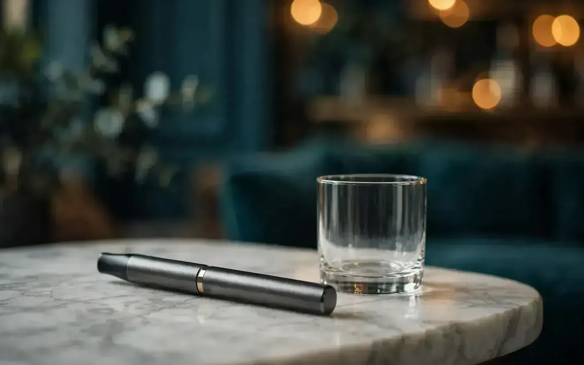 Next Level Vape website — vape shop lifestyle imagery