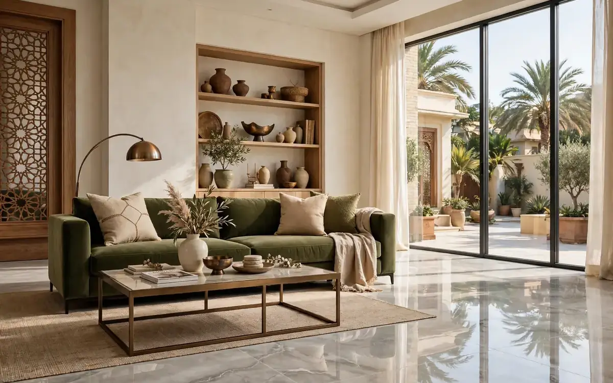 PakTiles Studio website — tiled living space interior